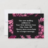 Wijziging van het adres dat we hebben verplaatst, aankondiging (Achterkant)