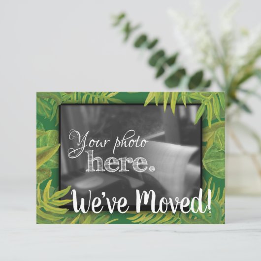 Wijziging van het adres dat we hebben verplaatst, aankondiging (Staand voorkant)