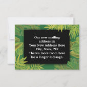 Wijziging van het adres dat we hebben verplaatst, aankondiging (Achterkant)