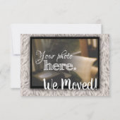 Wijziging van het adres dat we hebben verplaatst, aankondiging (Voorkant)