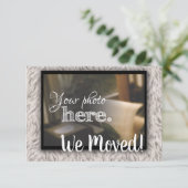 Wijziging van het adres dat we hebben verplaatst, aankondiging (Staand voorkant)