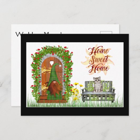 Wijziging van het Briefkaart Adres (Voorkant / Achterkant)