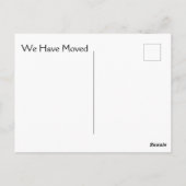 Wijziging van het Briefkaart Adres (Achterkant)