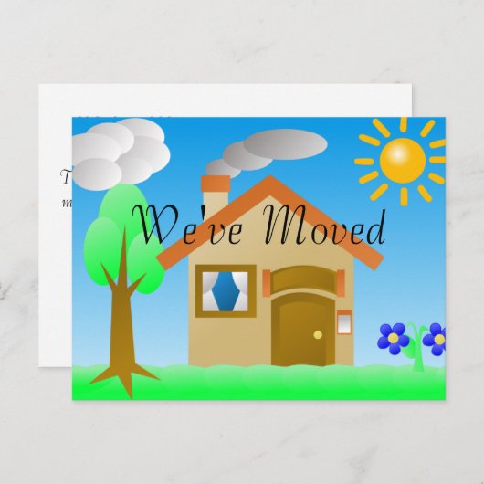 Wijziging van het Briefkaart Adres (Voorkant / Achterkant)