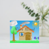 Wijziging van het Briefkaart Adres (Staand voorkant)