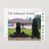 Wijziging van het Briefkaart Adres (Voorkant / Achterkant)