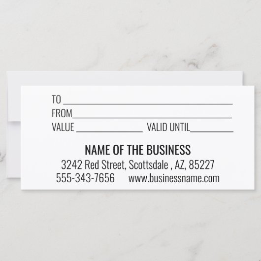 Wijziging van het Cadeaucertificaat Naaigoed (Achterkant)