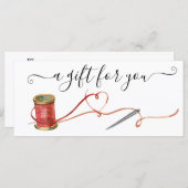 Wijziging van het Cadeaucertificaat Naaigoed (Voorkant / Achterkant)