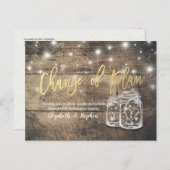 WIJZIGING VAN HET PLAN VOOR DE VERLENGING VAN POST AANKONDIGINGSKAART (Voorkant / Achterkant)