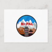 WIJZIGING VAN NEPAL BRIEFKAART (Voorkant)