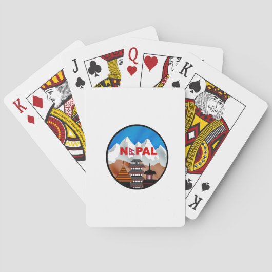 WIJZIGING VAN NEPAL POKERKAARTEN (Achterkant)