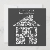 Wijziging van Nieuw Adres Woonhuis Aankondiging (Voorkant)