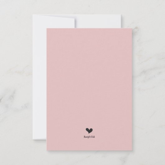 Wijziging van Plannen Aankondigingskaart Kaart (Achterkant)