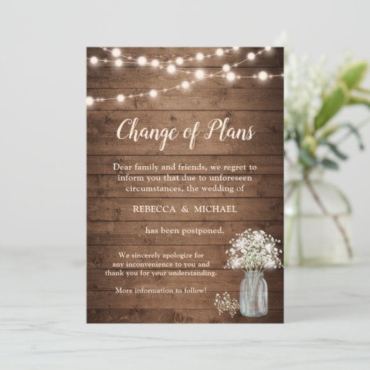 Wijziging van plannen Boerenbruidssluier snoerlich Kaart (Staand voorkant)