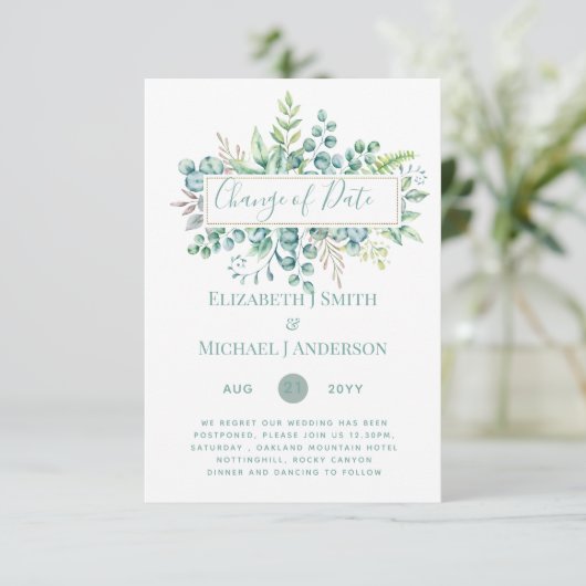 Wijziging van plannen Datum Greenery Eucalyptus Ev (Staand voorkant)