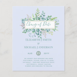 Wijziging van plannen Datum Greenery Eucalyptus Ev