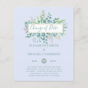 Wijziging van plannen Datum Greenery Eucalyptus Ev