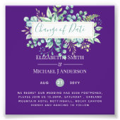 Wijziging van plannen Datum Greenery Eucalyptus Ev Foto Afdruk (Voorkant)