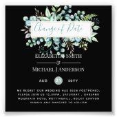 Wijziging van plannen Datum Greenery Eucalyptus Ev Foto Afdruk (Voorkant)