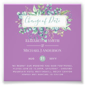 Wijziging van plannen Datum Groene decoratie Eucal Foto Afdruk (Voorkant)