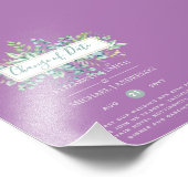 Wijziging van plannen Datum Groene decoratie Eucal Foto Afdruk (Hoek)