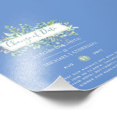 Wijziging van plannen Datum Groene planten Eucalyp Foto Afdruk (Hoek)