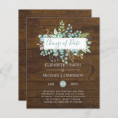 Wijziging van plannen Datum Rustic Wood Greenery E (Voorkant / Achterkant)