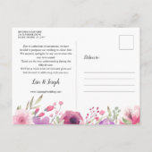 Wijziging van Plannen Datum Uitgesteld Geannuleerd Aankondigingskaart (Achterkant)