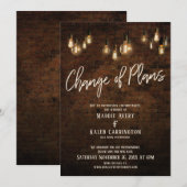 Wijziging van Plannen Edison-verlichting uitgestel Kaart (Voorkant / Achterkant)