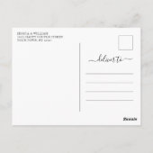 Wijziging van plannen Elegant Eucalyptus Wedding Briefkaart (Achterkant)