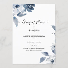 Wijziging van plannen, eventuele annulering van ev kaart