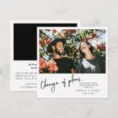 Wijziging van Plannen Instant Foto & Typografie Kaart (Voorkant / Achterkant)