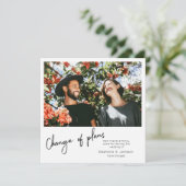 Wijziging van Plannen Instant Foto & Typografie Kaart (Staand voorkant)