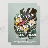 Wijziging van plannen Uitgestelde trouwdatum Aanko Kaart (Voorkant / Achterkant)
