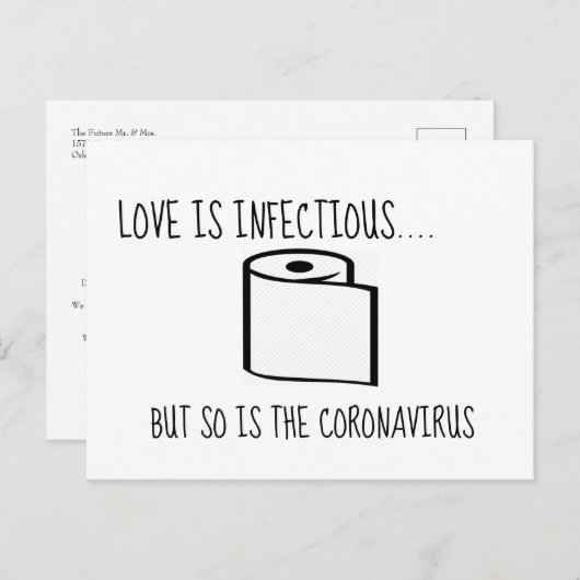 Wijziging van plannen voor uitstel of annulering v briefkaart (Voorkant / Achterkant)