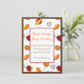 Wijziging van Seizoenswijziging Aankondiging adres (Staand voorkant)