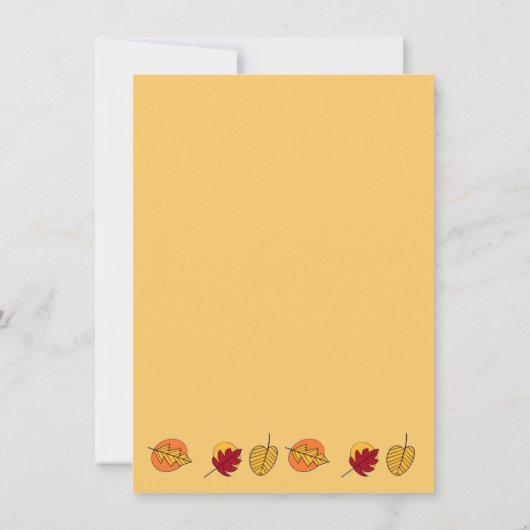 Wijziging van Seizoenswijziging Aankondiging adres (Achterkant)