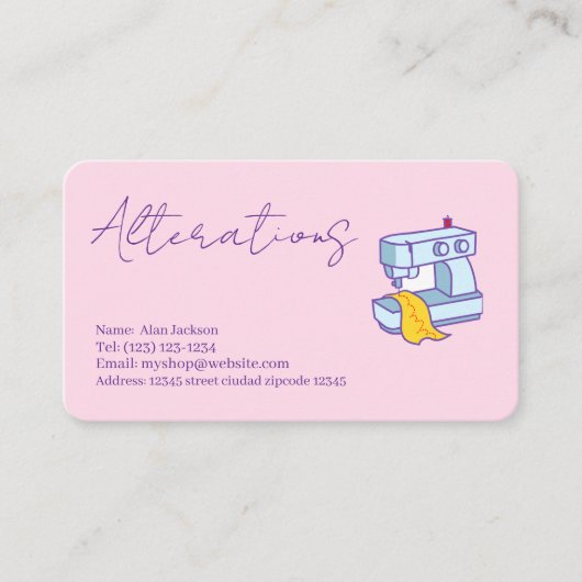 Wijziging Visitekaartje (Voorkant)