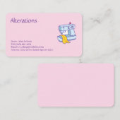 Wijziging Visitekaartje (Voorkant / Achterkant)