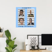 Wijziging waar ik in kan geloven poster (Thuiskantoor)