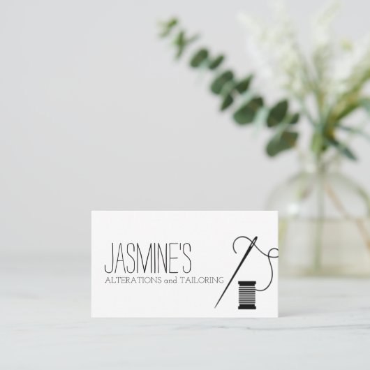 Wijzigingen en aanpassingen visitekaartje (Staand voorkant)