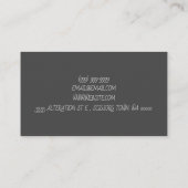 Wijzigingen en aanpassingen visitekaartje (Achterkant)