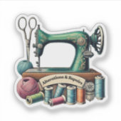 Wijzigingen en reparaties sticker (Voorkant)