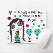 WIKH Ser#104 Girls willen ook plezier hebben! Muismat (Met muis)