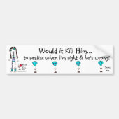 WIKH Series #89 ACKNOWLEDGE ME REEDS! Bumpersticker (Voorkant)