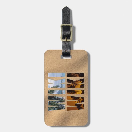 Wiki Wiki Hawaiian Expression Beach Bagagelabels (Voorkant verticaal)