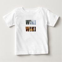 Wiki-Wiki Schilderachtig Gedrukt Baby's & Peuter T