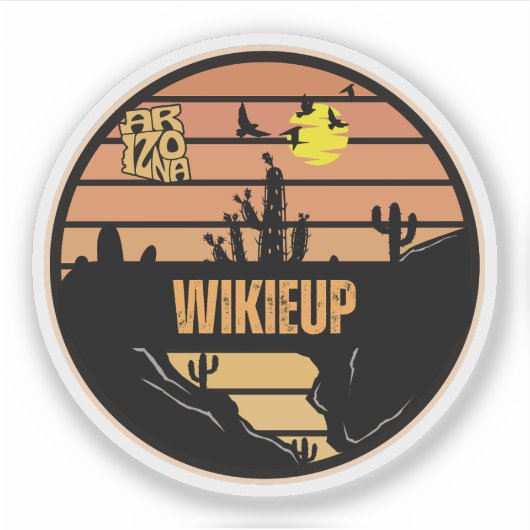 Wikieup, Arizona Sticker (Voorkant)