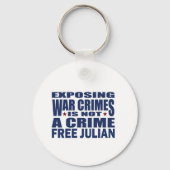 WikiLeaks - Julian Assange Sleutelhanger (Voorkant)