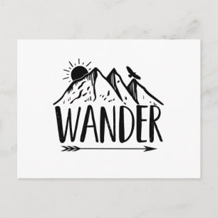 Wiking   Geschenkideeën Wanderer Berge Bergsteiger Briefkaart